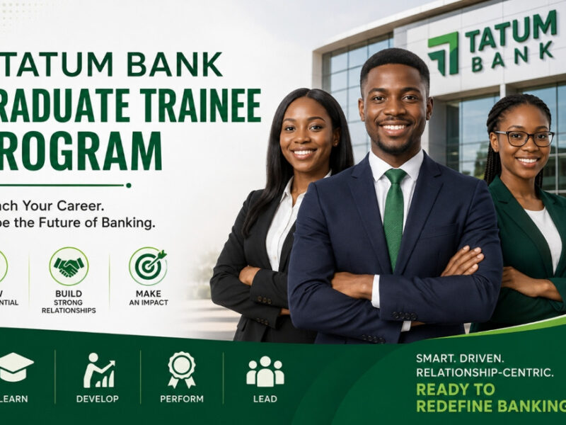 Tatum Bank Graduate Trainee Program