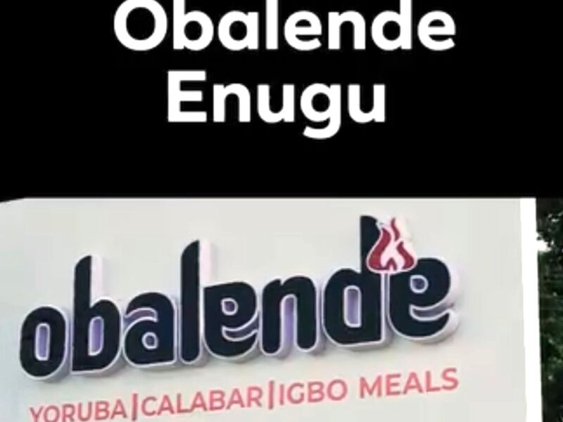 Obalande Restaurant, Enugu (Verified) 🎖️