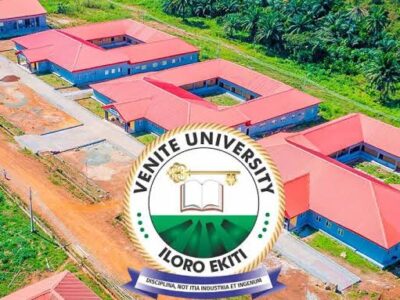 Venite University Recruitment 2026